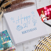 Large Book Bound 21st Birthday Gift For Her Or Him With Present Design Photo Album