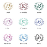 Large Book Bound 80th Birthday Gift For Her Or Him With Laurel Wreath Photo Album