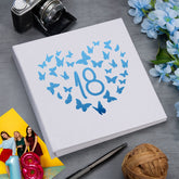 Large Book Bound 18th Birthday Gift For Her Or Him With Butterflies Photo Album