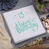 Large Book Bound 13th Birthday Gift For Her Or Him Photo Album