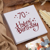 Large Book Bound 70th Birthday Gift For Her Or Him Photo Album