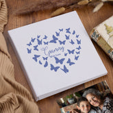 Large Book Bound Granny With Love Gift With Butterflies Photo Album