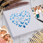 Large Book Bound Sister With Love Gift With Butterflies Photo Album