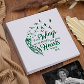 Large Book Bound Your Wings Were Ready But Our Hearts Were Not Memorial Remembrance Photo Album