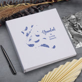 Large Book Bound Grandad In Loving Memory Feather Memorial Remembrance Photo Album