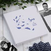 Large Book Bound Son In Loving Memory Feather Memorial Remembrance Photo Album