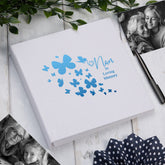 Large Book Bound Nan In Loving Memory Butterfly Design Memorial Remembrance Photo Album