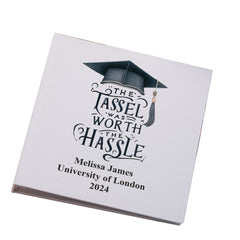 Large Book Bound Personalised Graduation Photo Album Tassel Hassle
