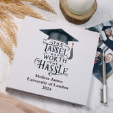 Large Book Bound Personalised Graduation Photo Album Tassel Hassle
