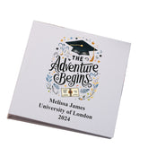 Large Book Bound Personalised Graduation Photo Album Adventure Begins
