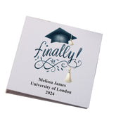 Large Book Bound Personalised Graduation Photo Album Finally Graduated