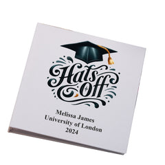 Large Book Bound Personalised Graduation Photo Album Hats Off