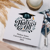 Large Book Bound Personalised Graduation Photo Album Hats Off