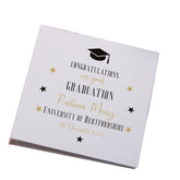 Large Book Bound Personalised Graduation Photo Album Star Design