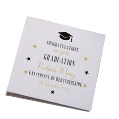 Large Book Bound Personalised Graduation Photo Album Star Design