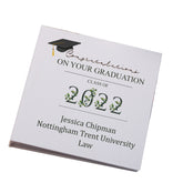 Large Book Bound Personalised Graduation Photo Album Leaf Number Design