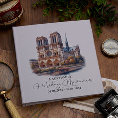 Personalised France Paris Holiday Memory Adventure Book Bound Albums