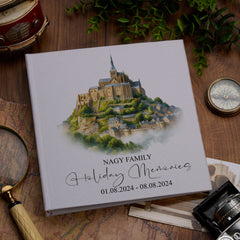 Personalised France Paris Holiday Memory Adventure Book Bound Albums