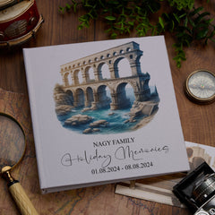 Personalised France Paris Holiday Memory Adventure Book Bound Albums