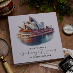 Personalised Australia Holiday Memory Adventure Book Bound Albums