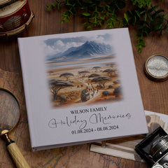Personalised Africa Holiday Memory Adventure Book Bound Albums