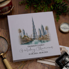 Personalised Dubai Holiday Memory Adventure Book Bound Albums