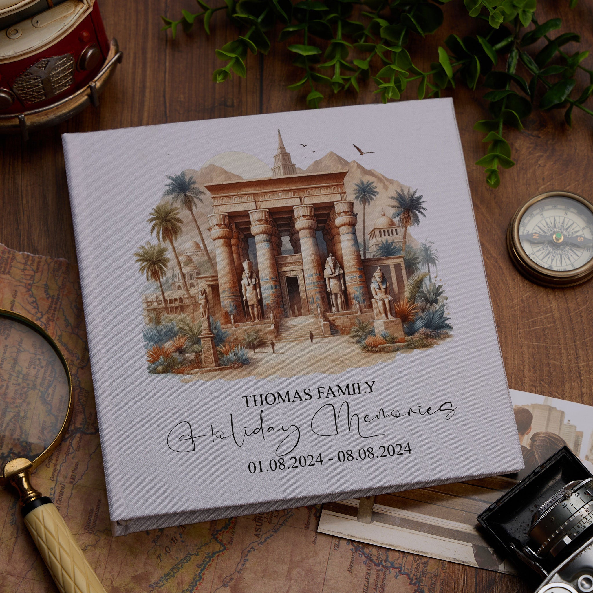 Personalised Egypt Holiday Memory Adventure Book Bound Albums Adventures Photo Album ukgiftstoreonline Luxor Temple