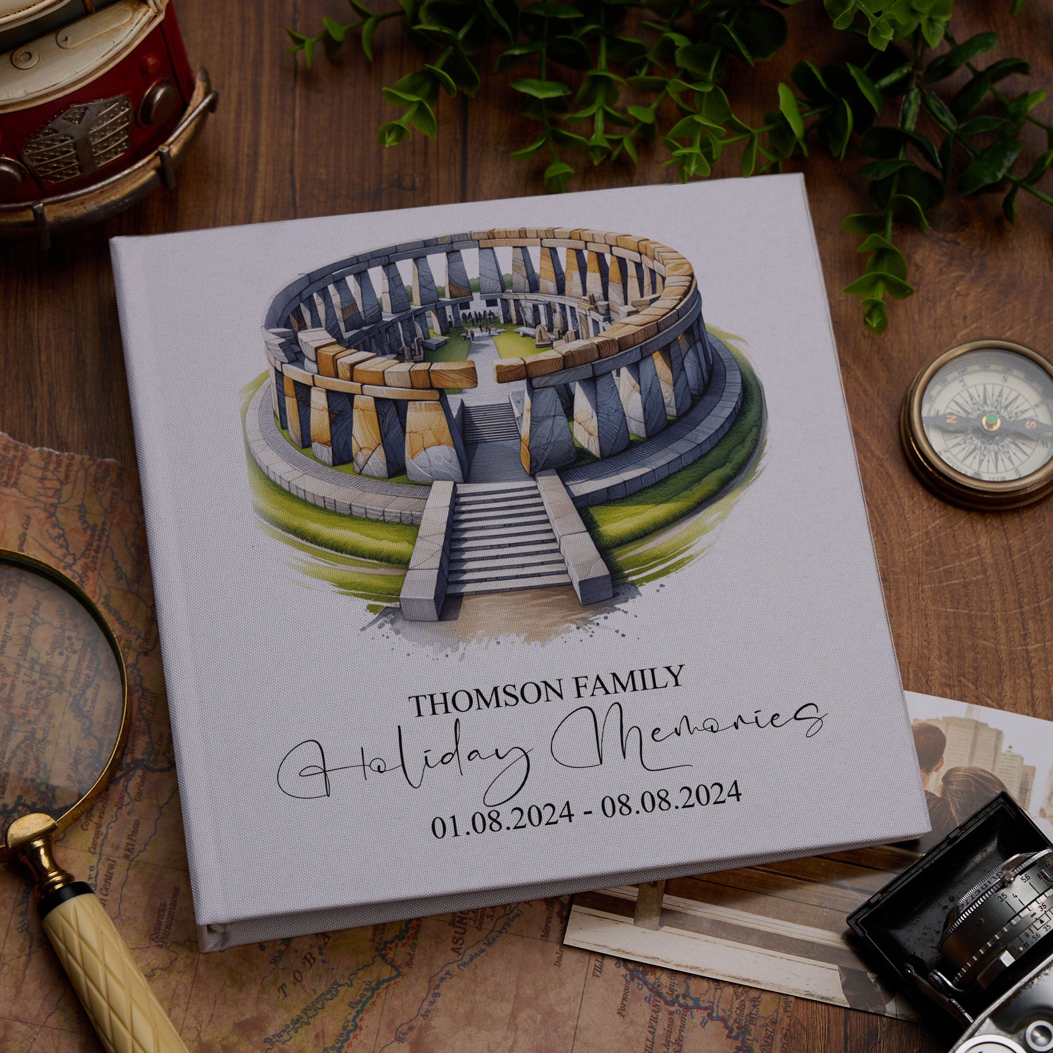 Personalised Ireland Holiday Memory Adventure Book Bound Albums Adventures Photo Album ukgiftstoreonline Newgrange