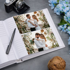 Large Book Bound Personalised Elegant Wedding Day Photo Album Custom Photo Wedding Memory Keepsake