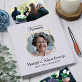 Large Book Bound Personalised Photo Funeral Condolence Memorial Album