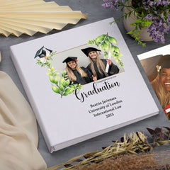 Large Book Bound Personalised Graduation Memory Photo Album Custom Photo Keepsake