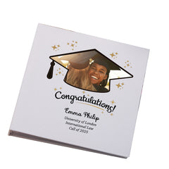 Large Book Bound Personalised Congratulations Graduation Memory Photo Album Custom Photo Keepsake Star Design