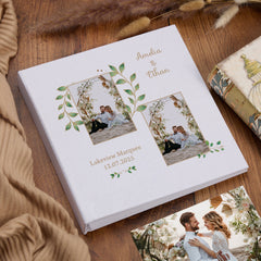 Large Book Bound Personalised Elegant Wedding Day Photo Album Custom Photo Wedding Memory Keepsake