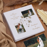 Large Personalised Book Bound Wedding Photo Album Custom Photo Wedding Day Memorabilia