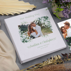 Personalised Large Book Bound Custom Photo Wedding Album Elegant Wedding Day Memory Album