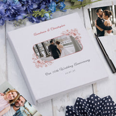 Personalised Large Book Bound Our 10th Wedding Anniversary Photo Album Custom Photo Wedding Day Memory Keepsake Anniversary Gifts