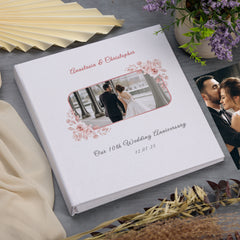 Personalised Large Book Bound Our 10th Wedding Anniversary Photo Album Custom Photo Wedding Day Memory Keepsake Anniversary Gifts