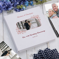 Personalised Large Book Bound Our 40th Wedding Anniversary Photo Album Custom Photo Wedding Day Memory Keepsake Anniversary Gifts