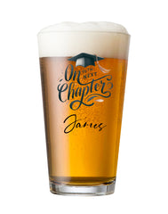 Personalised Graduation Beer Glass Pint Congratulations Keepsake