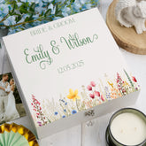 Custom Bride & Groom Memorial Keepsake Box With Personalisation For Wedding Memory Treasure Couple Gift