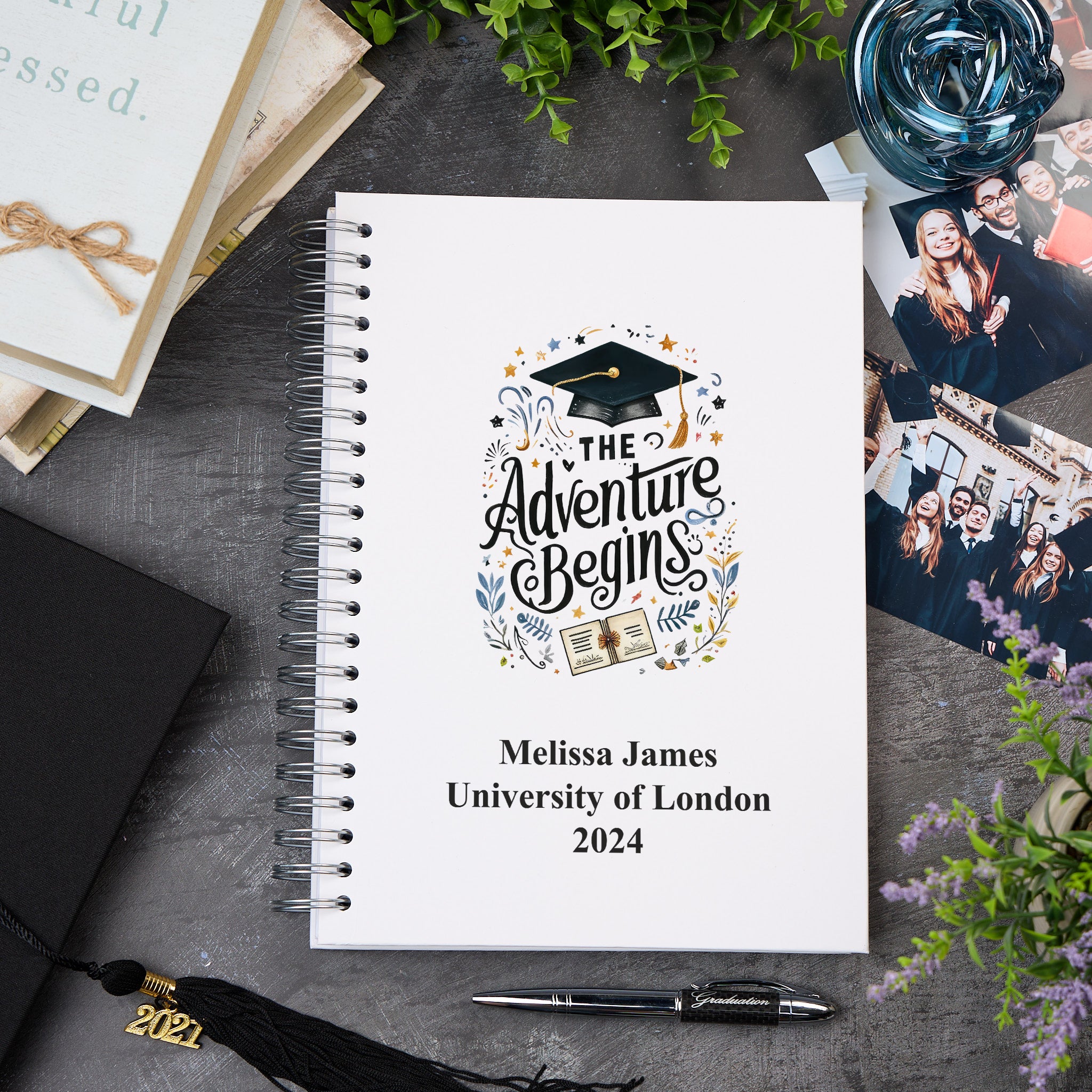 Large A4 Graduation Photo Album Scrapbook Adventure Begins Scrapbook ukgiftstoreonline