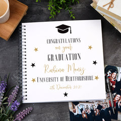 Large Graduation Photo Album Scrapbook Memories Book Boxed Gift