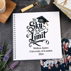 Large Graduation Photo Album Scrapbook Boxed Sky Is The Limit