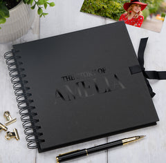 Personalised The Story Of Memories Love Themed Multiple Colour Scrapbook Photo Album