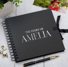 Personalised The Story Of Memories Love Themed Multiple Colour Scrapbook Photo Album
