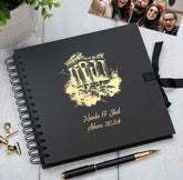 Personalised Athens Keepsake Multiple Colour Scrapbook Photo Album Foil Print