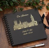 Personalised London Keepsake Multiple Colour Scrapbook Photo Album Foil Print
