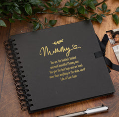 Personalised Mummy Multiple Colour Scrapbook or Photo Album Gift With Sentiment
