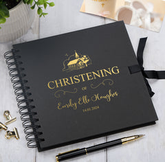 Personalised Christening Day Multiple Colour Scrapbook Photo album Guestbook