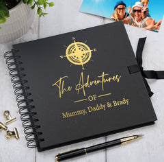 Personalised Multiple Colour Adventures Holiday Scrapbook Photo Album